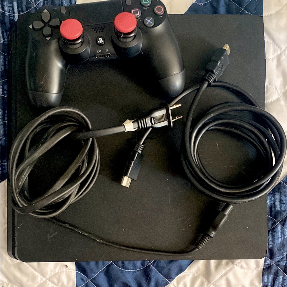 Sony Black PlayStation 4 Console with DualShock Controller